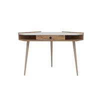 WELL HOME MOBILIARIO & DECORACIÓN Bureau 85,2 x 130,8 x 55 cm Pin Atlantique-Blanc