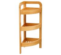 WELL HOME MOBILIARIO & DECORACIÓN Étagère d'angle en Bambou 3 Niveaux