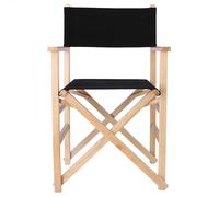 WELL HOME MOBILIARIO & DECORACIÓN Fauteuil Droit Pliable, Noir, 51x46x86