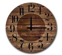 WELL HOME MOBILIARIO & DECORACIÓN Horloge décorative MDF avec Style Planches