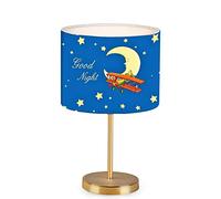 WELL HOME MOBILIARIO & DECORACIÓN Lampe nocturne 43 cm Multi, lune, type E 27 max 60 W, collection comme, silence e 27 max 60 W