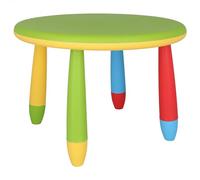 WELL HOME MOBILIARIO & DECORACIÓN Table Basse Ronde pour Enfant en Plastique, Ø70 x H.48cm