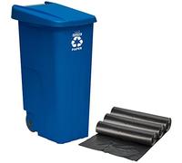 WELL HOME MOBILIARIO & DECORACIÓN Wellhome Recycle conteneur 110 litres, fermé c