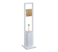 Well Home - Porte-Rouleau avec Brosse Natureo Blanc Fonctionnel Ø20 x 60 cm