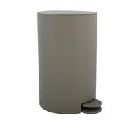 Well Home Poubelle à pédale Osaki 3 litres Taupe
