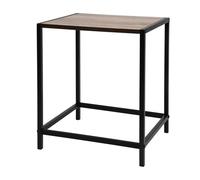 Well Home Table d'appoint en Fer et MDF 32,5 x 28 x 37,5 cm