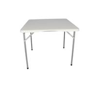 Well Home Table Pliante foramto carrée en polyéthylène 70 x 70 x 75 cm