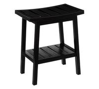 WELL HOME - Tabouret en bambou noir