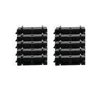 well2wellness® Lot de 10 entretoises de 50 mm pour colliers de serrage et tuyaux en PVC