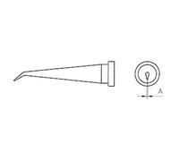 Weller LT-1LX Panne de fer à souder forme longue, conique, coudée Taille de la panne 0.2 mm Contenu 1 pc(s)
