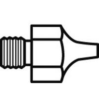 Weller DS 111 Buse d'aspiration Taille de la panne 0.7 mm Longueur de la panne 18 mm Contenu 1 pc(s)