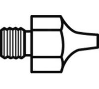 Weller DS 112 Buse daspiration buse à air chaud Taille de la panne 1.0 mm Longueur de la panne 18 mm Contenu 1 pc(s)