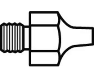 Weller DS 114 Buse daspiration buse à air chaud Taille de la panne 1.8 mm Longueur de la panne 18 mm Contenu 1 pc(s)