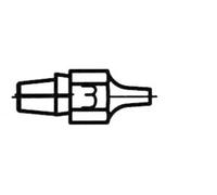 Weller DX 113 HM Buse d'aspiration Taille de la panne 1.2 mm Longueur de la panne 23 mm Contenu 1 pc(s)