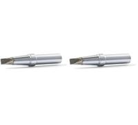 Weller ET C (4ETC-1) Panne A Souder En Forme De Burin Adaptée A Weller WE 1010, Largeur 3,2 Mm, Epaisseur 0,8 Mm (Lot de 2)