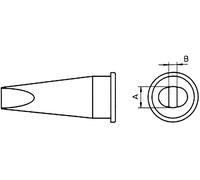 Weller LHT-C Panne de fer à souder forme de burin, droite Taille de la panne 3.2 mm Contenu 1 pc(s)