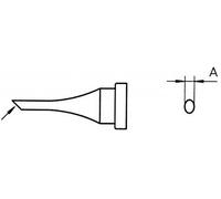 Weller Panne de fer à souder LT 4 biseautée - Longueur 15 mm, Taille 1,2 mm - 1 pc