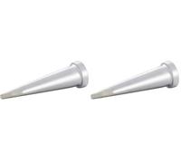 Weller LT K (T0054443899) Longue Panne À Souder Forme De Burin,Ø 1,2 Mm Pour Fer À Souder XP 80/ WP80/ WSP80 (Lot de 2)