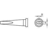 Weller LT-L Panne de fer à souder forme de burin, longue Taille de la panne 2 mm Contenu 1 pc(s)
