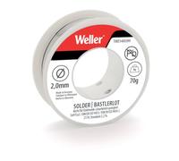 Weller T0051405399 Fil à souder loisirs Sn99Cu0.7 | Fil de soudure sans plomb | 2,0 mm | Bobine de 70 g | Soudure électronique et de réparation pour applications de loisirs