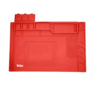 Weller WLACCWSM2-02EU Tapis De Soudure Antiglisse En Silicone Avec Règle, Compartiments Individuels Et Quatre Zones Magnétiques Pour Le Stockage, Taille Moyenne