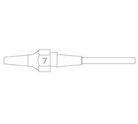 Weller XDSL 7 SAUGDÜSE Ø1,2XØ2,7 L=16,5MM VERP. Buse d'aspiration 1 pc(s)