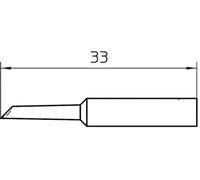 Weller XNT GW Panne de fer à souder biseautée 45° Taille de la panne 2 mm Longueur de la panne 33 mm Contenu 1 pc(s)