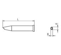 WELLER - XT GW - Pointe, sans Plomb , 2.3/3.2mm
