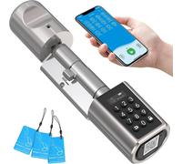 Welock PCB01 Electronic Door Lock Porte mangeuse, application électrique, carte RFID, WLAN (boîtier WiFi nécessaire), portes adaptées de 50 à 100 mm
