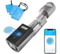 WELOCK Touch41 Serrure Connectée,serrure Empreinte Digitale des Carte,APP | Serrure Biometrique avec WiFi,cylindre connecté porte entree 40/30 Accès Sans Clé,Smart Lock Facile à Installer