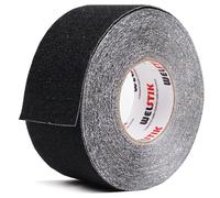 WELSTIK Bande Antidérapante Adhésive 5 cm x 20 m Noir | Ruban de Sécurité à Forte Adhérence, Résistant à l'Eau, pour Escaliers, Sols, Intérieur et Extérieur