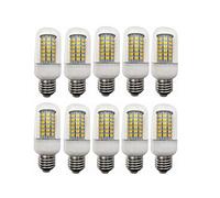 WELSUN 10W 12V Ampoule avec culot E27 24v 36V 48V 10W Ampoule de maïs léger 5730SMD 69LED AC/DC 10-60v for RV Camper Marine, énergie Solaire lumière et Hors réseau 10pcs-Pack (Couleur : Warm Wite)