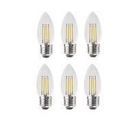 WELSUN 12v LED Ampoule Blanche 2700K 4W E26 / E27 40W équivalent - DC Ampoule Basse Tension pour RV, Projet de Panneau Solaire, Bateau, Paysage de Jardin, éclairage Hors réseau, Paquet de 6