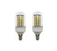 WELSUN LED Basse Tension E14 Ampoule de maïs Lampe 12V 24v 36v 48v 10W maïs Ampoule 5730SMD 69LED AC/DC 10-60v for RV Camper Marine, Solaire Lumière et Hors réseau 2pcs / lot (Couleur : Warm Wite)