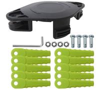 WELURE ACFHRL2 Tête de débroussailleuse de rechange pour débroussailleuse RYOBI 18 V à alimentation automatique P2031, P2003A, P2003, P2060A1 avec 10 lames de désherbant à chargement rapide, 4 vis, 1