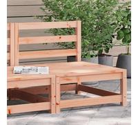 WEMYUFURN Canapé de jardin en bois massif Douglasie sans accoudoirs, 70 x 70 x 67 cm, canapé d'extérieur modulaire en bois Douglas durable avec design à lattes, pour terrasses et jardins, dossier