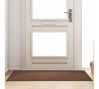WEMYUFURN Paillasson rectangulaire - Marron - 90 x 150 cm - Absorbe la saleté - Antidérapant - Polyvalent - Pour l'entrée, le balcon et le bureau - Moderne - En polypropylène robuste et doux