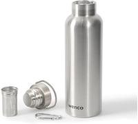wenco Gourde en acier inoxydable 0,75 l / 750 ml isotherme et étanche pour boissons froides et chaudes - Peut également être utilisée comme thermos - Avec infuseur à thé - Passe au lave-vaisselle -