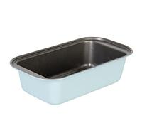 wenco Mini moule à gâteau royal de qualité supérieure - 14,4 x 8,4 x 4 cm - Dimensions intérieures (longueur extérieure : 18 cm) - Revêtement antiadhésif - Acier au carbone - Turquoise clair