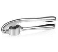 wenco Presse-ail en zinc moulé chromé - 17 cm de long - Passe au lave-vaisselle - Argenté/noir - 517126
