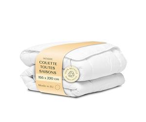 Wendre Couette Tempérée 155x220 cm - 300 g/m² Mi-Saison, Microfibre | Microfibre respirante, hypoallergénique, certifiée OEKO-TEX, fabriquée en Europe, lavable