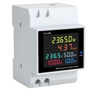 Wengart Compteur électrique pour locataires et électriciens Wallbox pour facturation des coûts secondaires sans litiges de facturation avec capteur de température externe et journal des heures de