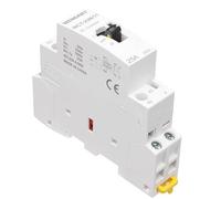 Wengart Contacteur 25A avec Commande Manuelle Bobine 230V AC Configuration 1NO + 1NC Largeur 18mm (1 Module DIN) 3 Modes : Auto/ON/OFF - Idéal pour Dépannage, Maintenance et Chauffage WCT-25M