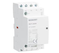 Wengart Contacteur Modulaire 24V AC - 25A - 4NC (4 Contacts Normalement Fermés) - Idéal pour Domotique, Sécurité et Délestage - Format Silencieux 36mm 2 Modules - WCT-25