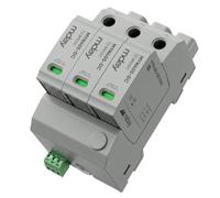 Wengart DC Parafoudre 1000V 3P Type 2 SPD Photovoltaïque dérivateur 20-40kA avec contact à distance et certification TÜV protection contre les éclairs pour installation PV et convertisseurs,MYN40S-DC