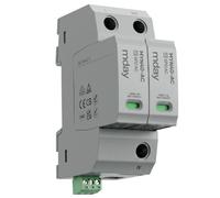 Wengart Dispositif de protection contre les surtensions SPD type 2, MDN40-275 1+NPE AC 275 V, 20-40 kA Dissipateur domestique avec contact de signal à distance, Up ≤ 1,5 kV, certifié VDE et TÜV