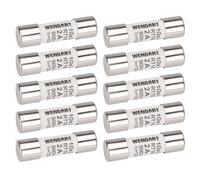 Wengart Lot de 10 Cartouches Fusibles Cylindriques 2A 500V AC Format 10x38 mm Type gG (Usage Général) Haut Pouvoir de Coupure 120kA Pour Protection de Commande et Signalisation - RT18-32 (RO15)