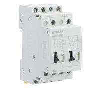 Wengart Télérupteur d'Impulsion 16A (AC 230V) - Configuration 2NO + 2NC - Largeur 36mm (2 Modules DIN) - Idéal pour Éclairage Multi-points et Commande à Distance - Relais à Impulsion WIR-16