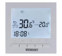 Wengart Thermostat Chaudière Gaz Contact Sec COM-NO-NC Programmable | Régulez votre poêle à granulés ou chaudière via contact sec libre de potentiel piloté par 2 piles AA