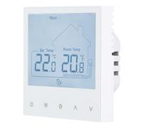Wengart Thermostat Forte Puissance 30A - Programmable 7 Jours - Spécial Chauffage Électrique 6900W - avec Sonde de Sol 3m - Adapté aux Boîtes Rondes 60mm - Protection Surchauffe - WG932